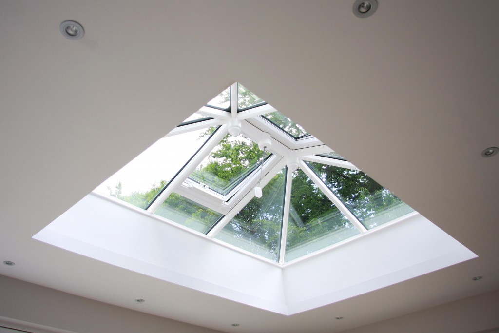 Timber Roof Lantern installed